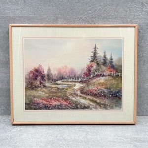 Winding Road Art Print by Owen Wexler Matted Glass Framed Metal 11x14